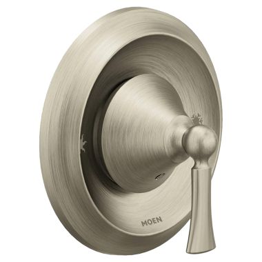 Click here to see Moen T4501BN Moen Wynford Posi-Temp Single-Handle Valve Trim, Lever Handle, Brushed Nickel - T4501BN
