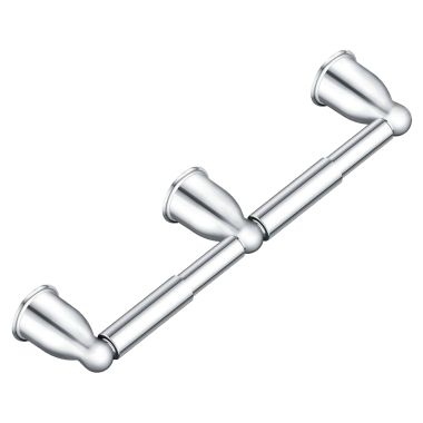 Click here to see Moen YB8088CH Moen Mason Double Toilet Paper Holder, Chrome - YB8088CH