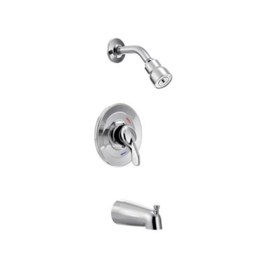 Click here to see Cleveland Faucet 40314NHC CFG Cornerstone Pressure Balance Tub/Shower Trim with IPS Tub Spout, Single Lever Handle, Less Showerhead, Chrome - 40314NHC