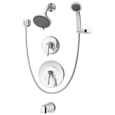 Click here to see Symmons 5506 Symmons 5506 Elm Chrome Tub/Shower Trim With Handheld ShoweRHead