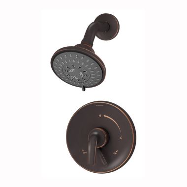 Click here to see Symmons 5501-SBZ-TRM Symmons Elm 5-Function Shower Trim Only, 2 GPM, Seasoned Bronze - 5501-SBZ-TRM