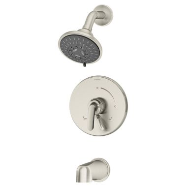 Click here to see Symmons 5502-STN Symmons 5502-STN Elm Satin Nickel  - With Rough in Tub/Shower Trim
