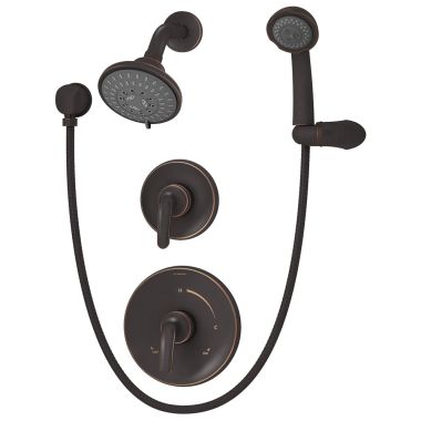 Click here to see Symmons 5505-SBZ Symmons 5505-SBZ Elm Seasoned Bronze- With Rough In shower Trim Only With Handheld