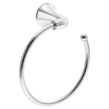 Click here to see Symmons 553TR Symmons Elm Round Wall Mounted Towel Ring, Chrome - 553TR
