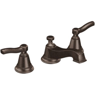 Click here to see Moen TS6205ORB Moen T6205ORB Rothbury Two-Handle Low Arc Bathroom Faucet - Oil Rubbed Bronze