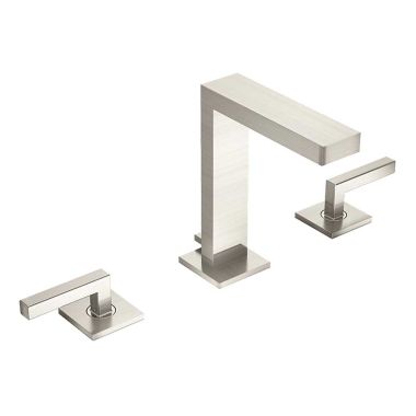 Click here to see Symmons SLW-3612-STN-1.5 Symmons Duro Two-Handle Widespread Lavatory Faucet with Lift Rod and Metal Drain Assembly, 1.5 GPM, Satin Nickel - SLW-3612-STN-1.5