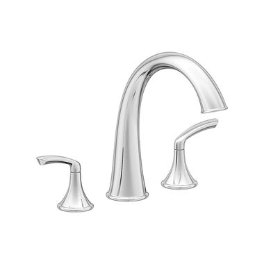 Click here to see Symmons SRT-5570 Symmons Elm Two-Handle Roman Tub Faucet, High Arc Spout, Lever Handles, Polished Chrome - SRT-5570