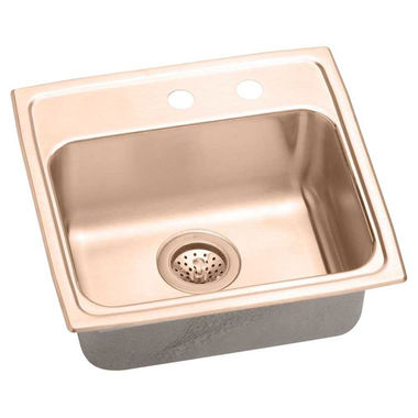 Click here to see Elkay LRAD191865MR2-CU Elkay LRAD191865MR2-CU CuVerro 19