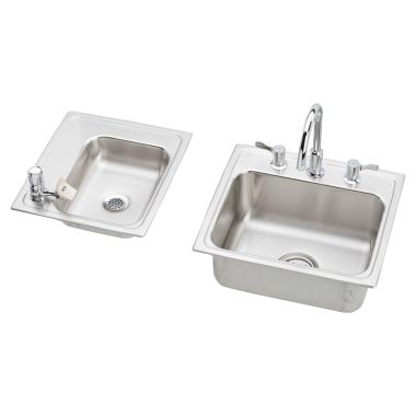 Click here to see Elkay DRKR23417LC ELKAY DRKR23417LC 18 GAUGE STAINLESS STEEL 34