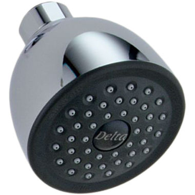 Click here to see Delta RP38357 Delta Universal Showering Fundamentals Single-Spray Setting Shower Head with Touch-Clean Technology, WaterSense Certified, Chrome - RP38357