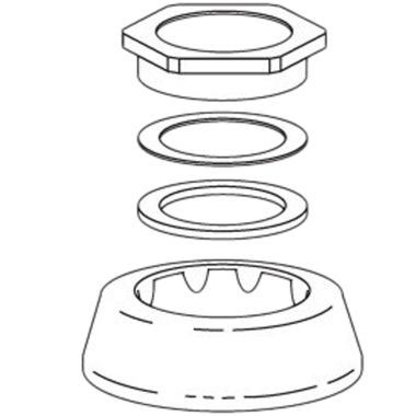 Click here to see Sloan 306125 Sloan F-5-A Spud Coupling Kit for Urinals, 3/4