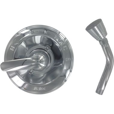 Click here to see Delta T1323-TP Delta Classic Monitor 13 Series Shower Faucet, 2.0 GPM, Tract Pack, Chrome - T1323-TP