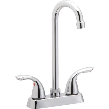Click here to see Elkay LK2477CR Elkay Everyday Bar Deck Mount Faucet and Lever Handles Chrome - LK2477CR