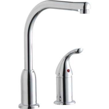 Click here to see Elkay LKF413945RS Elkay Everyday Kitchen Faucet with Remote Lever Handle Restricted Spout Chrome - LKF413945RS