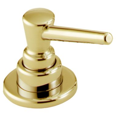 Click here to see Delta RP1001PB Delta RP1001PB Polished Brass Classic Soap and Lotion Dispenser