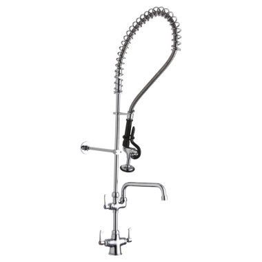 Click here to see Elkay LK543AF14LC ELKAY LK543AF14LC DUAL LVR FAUCET-PRE RINSE-LF