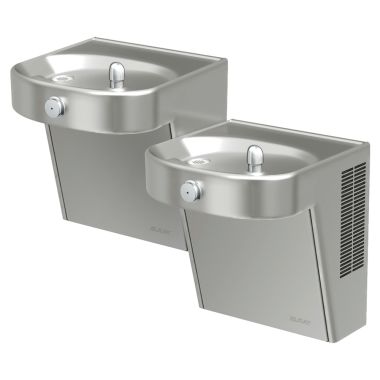 Click here to see Elkay LVRCHDTLDDSC Elkay LVRCHDTLDDSC Stainless Steel Bi-Level Wall-Mounted Cooler