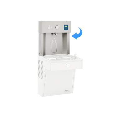Click here to see Elkay LVRCWS Elkay LVRCWS  EZH2O Vandal-Resistant Bottle Filling Station & Single Cooler-Filtered 8 GPH, Stainless
