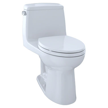 Click here to see Toto MS854114E#01 TOTO Eco UltraMax One-Piece Elongated 1.28 GPF Toilet, Cotton White - MS854114E#01