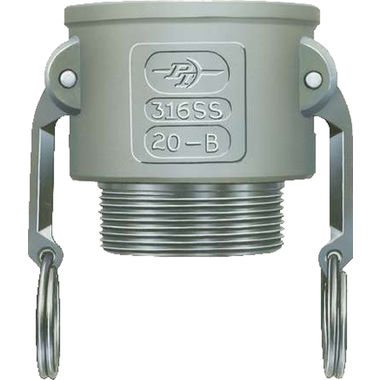 Click here to see Commodity  Banjo AL250B 2 12 Inch Aluminum Male Thread Pipe x Female Cam Lock