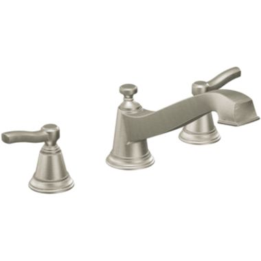 Click here to see Moen TS923BN Moen TS923BN Rothbury Two-Handle Low Arc Roman Tub Faucet, Brushed Nickel