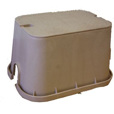 Click here to see Rainbird PVBJMBT Hydro-Rain VB1-220-12-TT Jumbo Tan ICV Box w/ Tan Cover