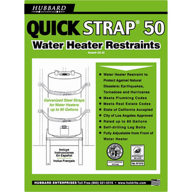 Click here to see Holdrite QS-50 Holdrite QS-50 Quick Strap 50 Water Heater Restraints