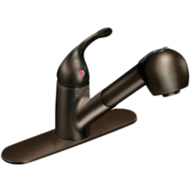 Click here to see Cleveland Faucet 40519OWB Moen CFG 40519OWB Single Handle Pullout Kitchen Faucet