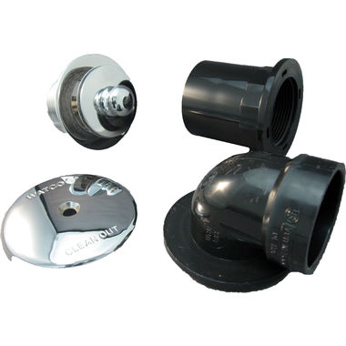 Click here to see Watco 615-PP-ABS-CP Watco 615-PP-ABS-CP Schedule 40 ABS Push Pull Chrome Hub Adapter Half Kit