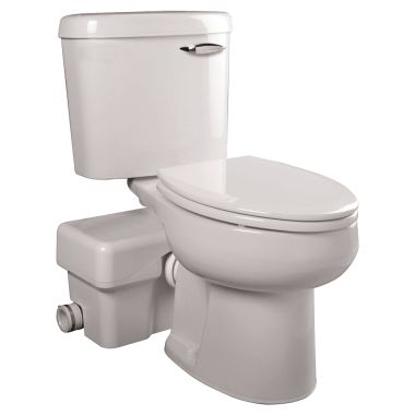 Click here to see Liberty ASCENTII-ESW Liberty Ascent Complete Macerating Toilet System, 1.28 gpf, Vitreous China, 1/2 hp, 7-inch Rough-in, White, 1-inch Discharge - II-ESW