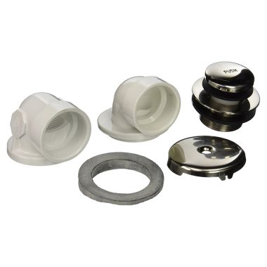 Click here to see Jones Stephens B0754BN Jones Stephens B0754BN Brushed Nickel Toe Touch Half Kit - PVC