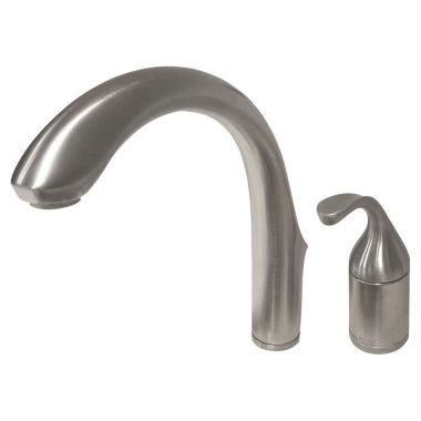 Click here to see Kohler 10443-BN Kohler Forte Single Handle Bar/Prep Faucet, 2 Hole, Brushed Nickel - K-10443-BN