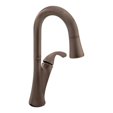 Click here to see Moen 6124ORB Moen Notch Single Handle Pull-Down Bar/Prep Faucet, Oil-Rubbed Bronze - 6124ORB