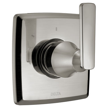 Click here to see Delta T11864-SS Delta Ashlyn Single-Handle 3-Function Diverter Valve Trim, Lever Handle, 2-Port, Stainless Steel - T11864-SS