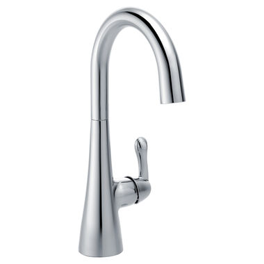 Click here to see Delta 1953LF Delta Transitional Single Handle Bar/Prep Faucet, Chrome - 1953LF