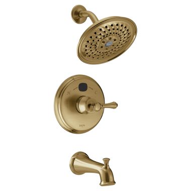 Click here to see Delta T14400-CZT2O Delta T14400-CZT2O Champagne Bronze Traditional Temp2O Tub/Shower