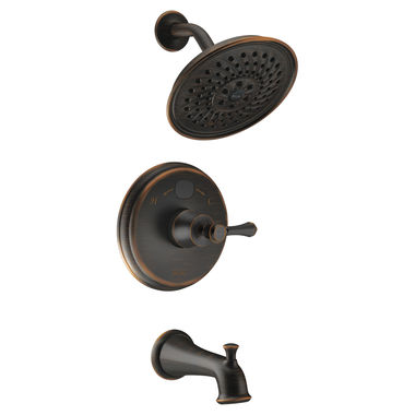 Click here to see Delta T14400-RBT2O Delta T14400-RBT2O Venetian Bronze Traditional Temp2O Tub/Shower Trim
