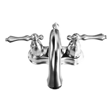 Click here to see Kohler 13490-4-CP Kohler Kelston Two-Handle Polished Chrome Centerset Bathroom Faucet with Pop-Up Drain, 1.2 GPM, Stationary Spout, Lever Handle, Three-Hole - K-13490-4-CP 