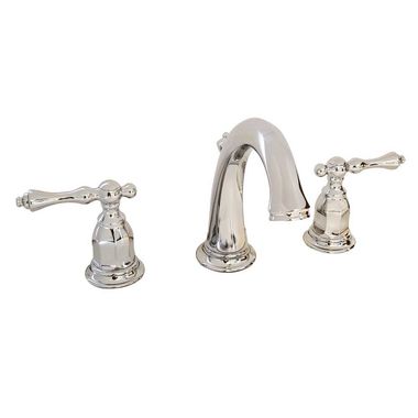 Click here to see Kohler 13491-4-CP Kohler Kelston Two-Handle Polished Chrome Widespread Bathroom Faucet with Pop-Up Drain, 1.2 GPM, Lever Handle, Three-Hole, Metal - K-13491-4-CP