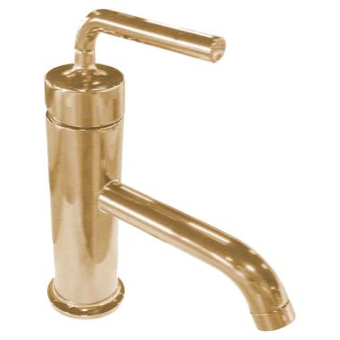 Click here to see Kohler 14402-4A-BGD Kohler Purist Single-Handle Brushed Gold Bathroom Sink Faucet with Metal Pop-Up, Straight Lever Handle, 1.2 GPM, Single-Hole, Metal - K-14402-4A-BGD