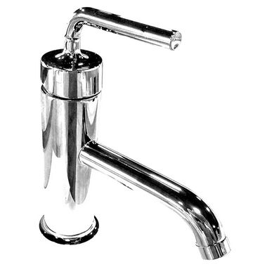 Click here to see Kohler 14402-4A-CP Kohler Purist Single-Handle Polished Chrome Bathroom Sink Faucet with Metal Pop-Up, Straight Lever Handle, 1.2 GPM, Single-Hole, Metal - K-14402-4A-CP