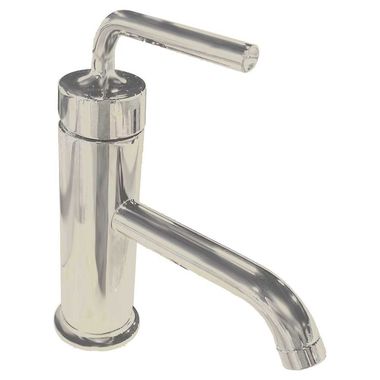 Click here to see Kohler 14402-4A-SN Kohler Purist Single-Handle Satin Nickel Bathroom Sink Faucet with Metal Pop-Up, Straight Lever Handle, 1.2 GPM, Single-Hole, Metal - K-14402-4A-SN