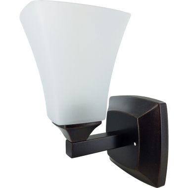 Click here to see Moen YB5161ORB Moen Voss 1-Globe Bathroom Vanity Light, Oil-Rubbed Bronze - YB5161ORB