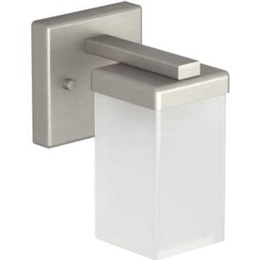 Click here to see Moen YB8861BN Moen 90 Degree 1-Globe Bathroom Vanity Light, Brushed Nickel - YB8861BN