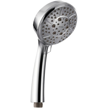 Click here to see Moen CL155747 Moen 4in Single-Function Hand Shower Only, Round, Eco-Performance, 2.0 GPM, WaterSense, Double Check Valves, Chrome - CL155747