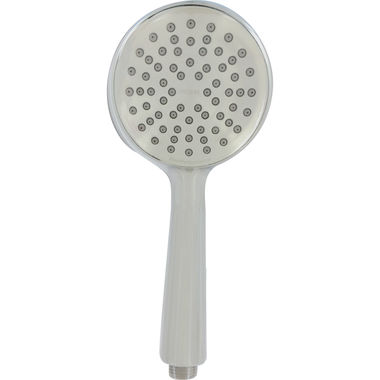 Click here to see Moen CL155747BN Moen 4in Single-Function Hand Shower Only, Round, Eco-Performance, 2.0 GPM, WaterSense, Double Check Valves, Brushed Nickel - CL155747BN