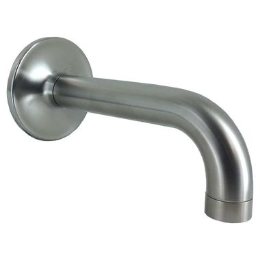 Click here to see Kohler 14427-BN Kohler 7-3/4 Vibrant Brushed Nickel Non-Diverter Tub Spout for Purist Collection, 90-Degree Arc, Wall-Mount, Kohler Finish - K-14427-BN