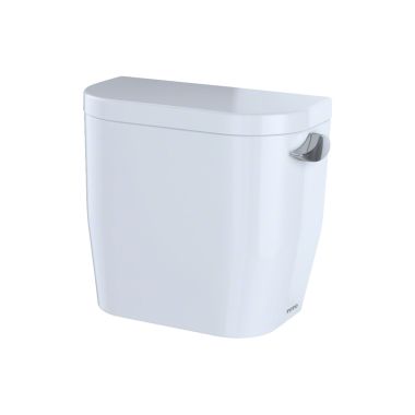 Click here to see TOTO USA INC ST243ER#01 TOTO Entrada E-Max Toilet Tank and Cover, 1.28 GPF, Right Hand Trip Lever, Cotton White - ST243ER#01