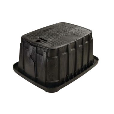 Click here to see Rainbird A61441 Rain Bird Black Sprinkler Valve Box with Black Lid, Jumbo - VBJMBBK (A61441)
