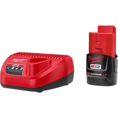 Click here to see Milwaukee 48-59-2420 Milwaukee 48-59-2420 M12 Redlithium Starter Kit